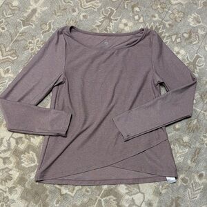Purple Long Sleeve Top
